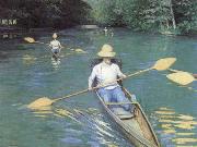 Gustave Caillebotte Bathers about to Dive into the Yerres France oil painting artist